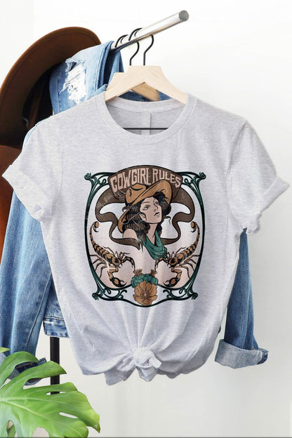 Western Desert, Cowgirl Graphic Tee