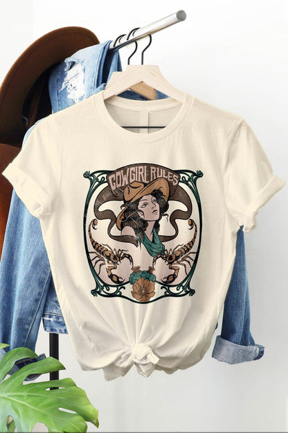 Western Desert, Cowgirl Graphic Tee