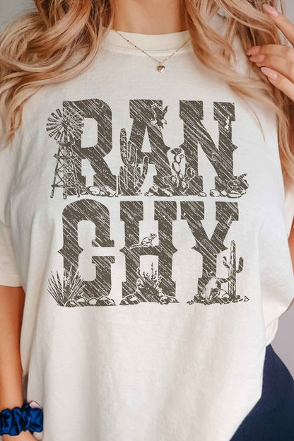 Ranchy Country Western Graphic Tee