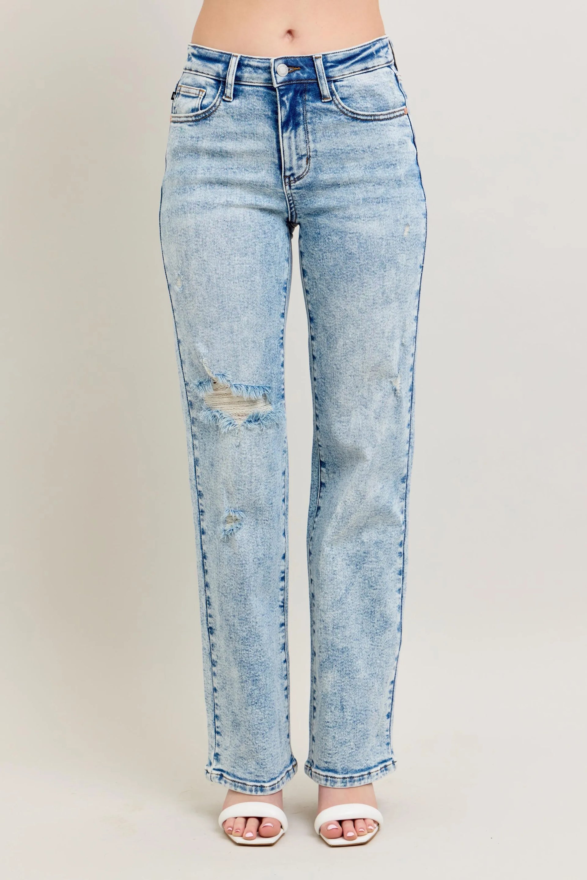 【KOOLOSET】Dist Damage Washing Denim KOOLOSET】Dist Damage Washing Denim パンツ・ボトムス