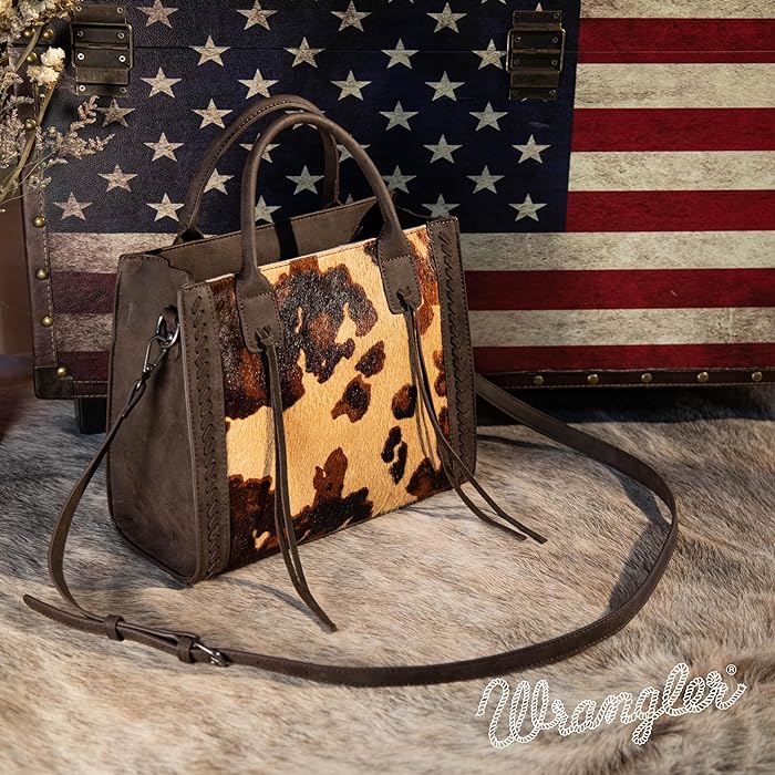 Wrangler Hair-on Collection Concealed Carry Tote/Crossbody