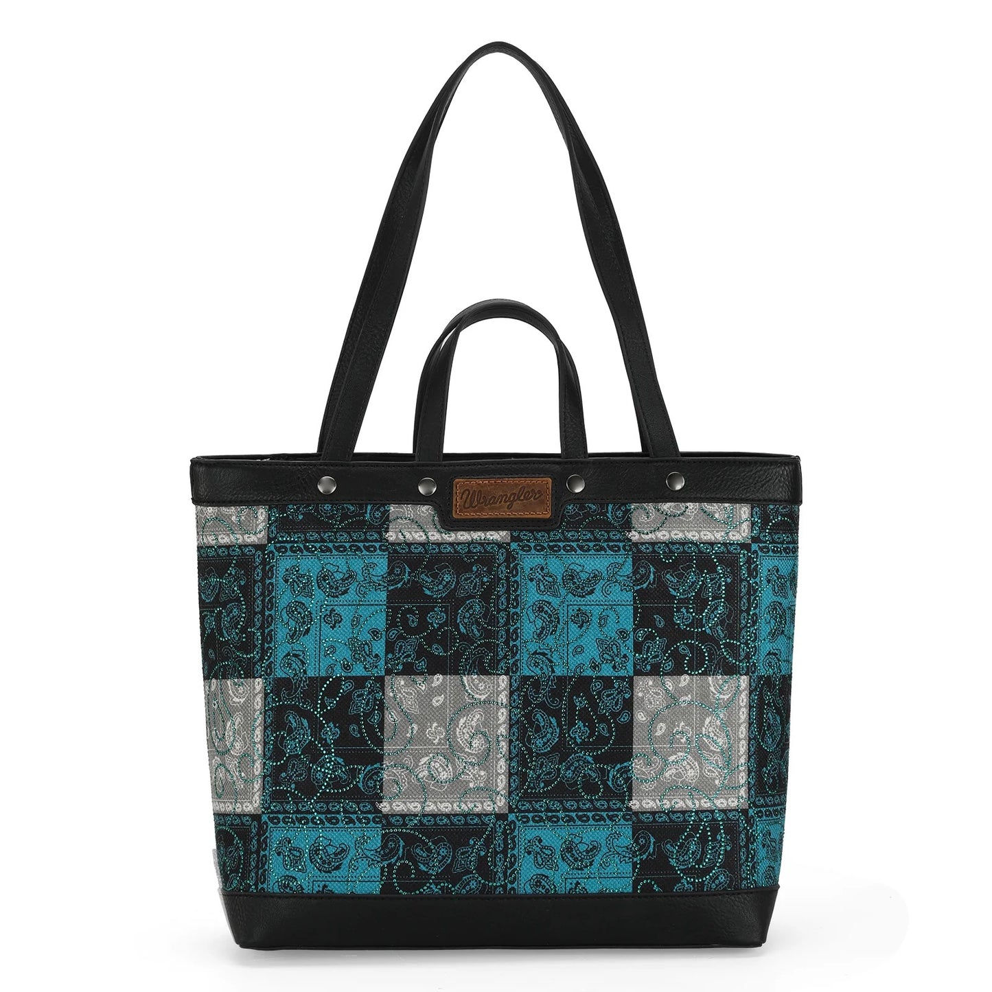 Wrangler Paisley Pattern Dual Sided Print Tote