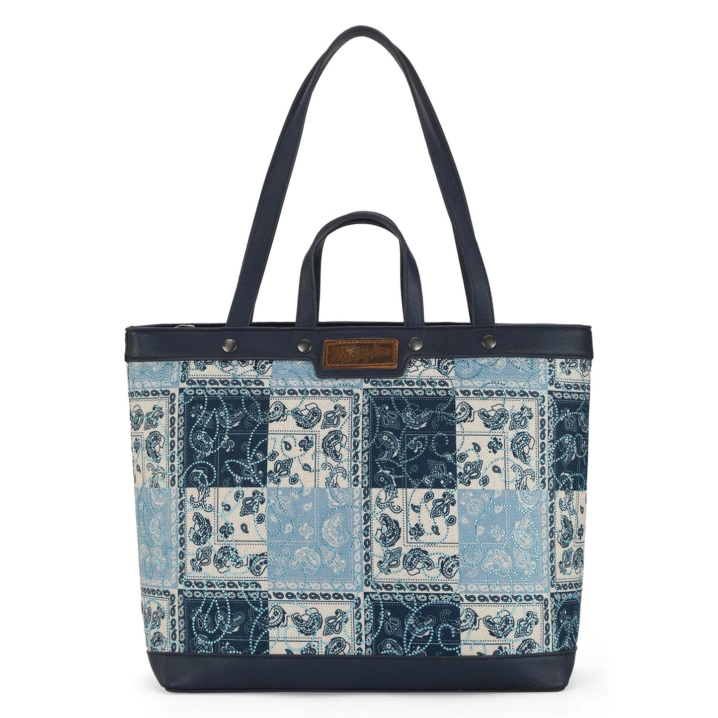 Wrangler Paisley Pattern Dual Sided Print Tote